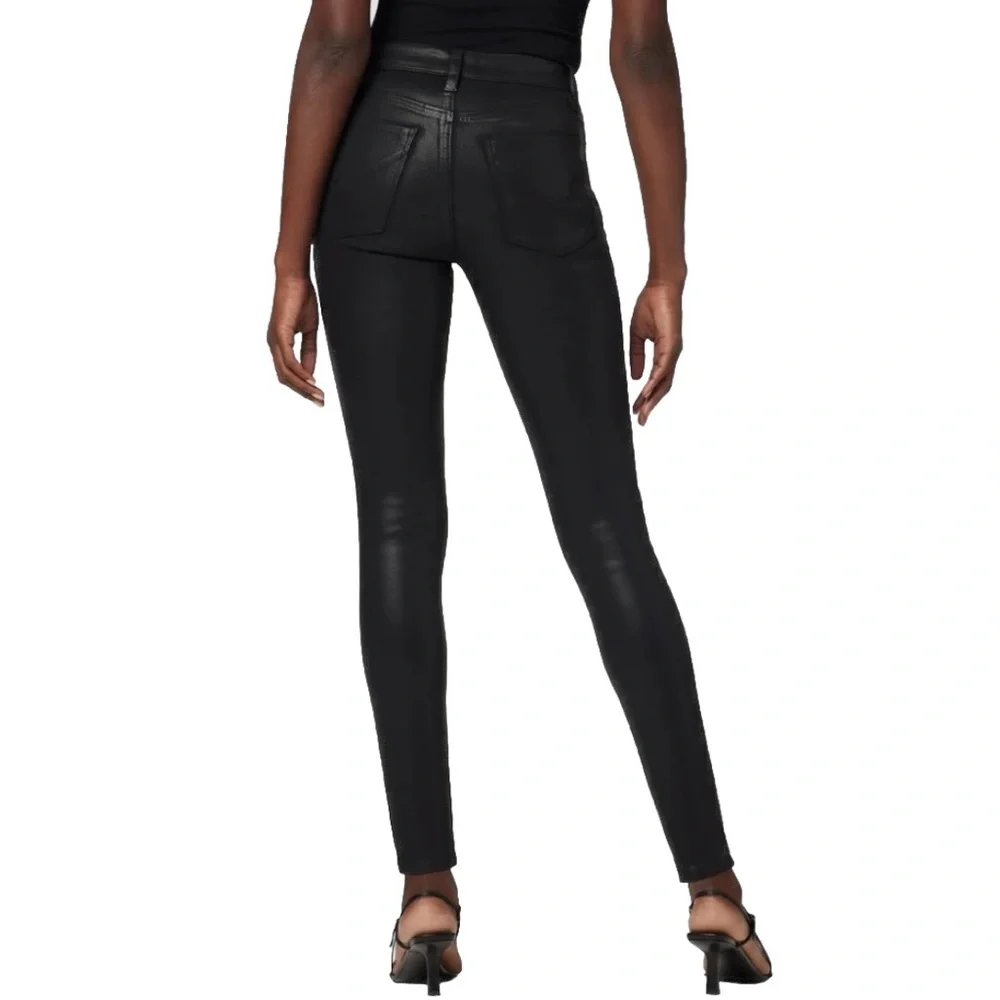 Hudson Barbara High-Rise Women’s Black Super Skinny Ankle Jean Size 30